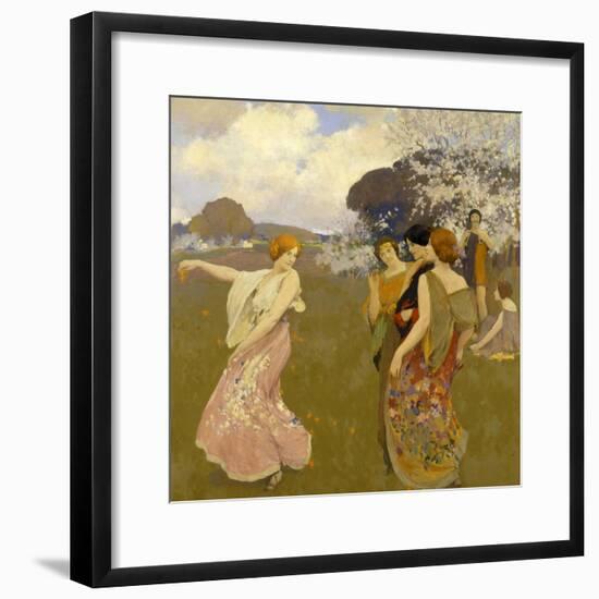 Spring Dance, C. 1917-Arthur Frank Mathews-Framed Giclee Print