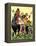 Spring Dance - Child Life-null-Framed Premier Image Canvas