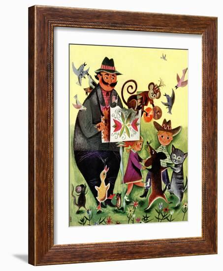 Spring Dance - Child Life-null-Framed Giclee Print