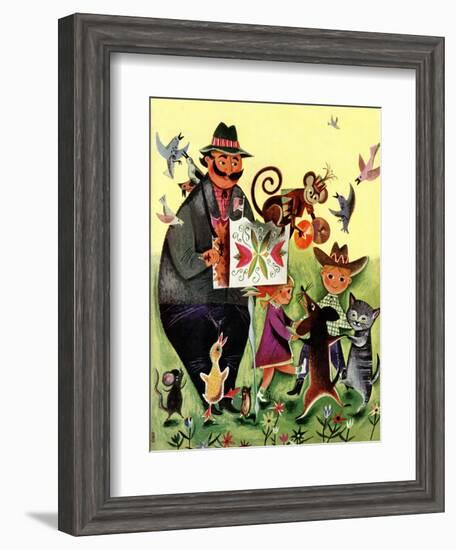 Spring Dance - Child Life-null-Framed Giclee Print