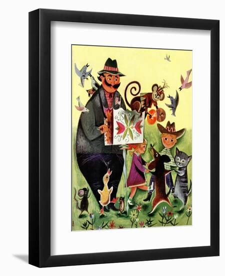 Spring Dance - Child Life-null-Framed Giclee Print