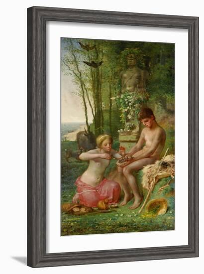 Spring (Daphnis and Chlo), 1865-Jean-François Millet-Framed Giclee Print