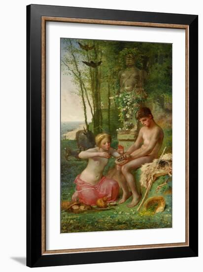 Spring (Daphnis and Chlo), 1865-Jean-François Millet-Framed Giclee Print