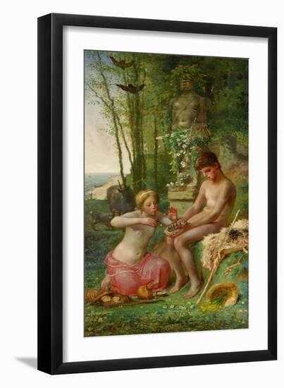 Spring (Daphnis and Chlo), 1865-Jean-François Millet-Framed Giclee Print