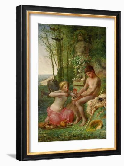Spring (Daphnis and Chlo), 1865-Jean-François Millet-Framed Giclee Print