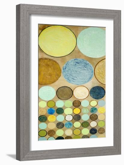 Spring Dots I-Michael Marcon-Framed Art Print