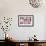 Spring Dots Plum-Elyse DeNeige-Framed Art Print displayed on a wall