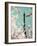 Spring Eiffel Green-Tracey Telik-Framed Photographic Print