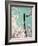 Spring Eiffel Green-Tracey Telik-Framed Photographic Print