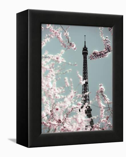 Spring Eiffel Pastel-Tracey Telik-Framed Premier Image Canvas