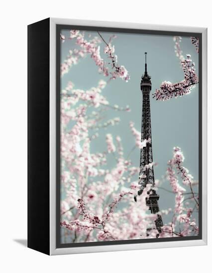 Spring Eiffel Pastel-Tracey Telik-Framed Premier Image Canvas