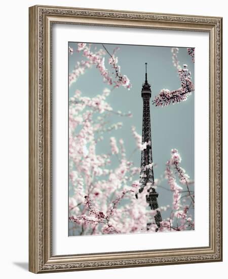 Spring Eiffel Pastel-Tracey Telik-Framed Photographic Print
