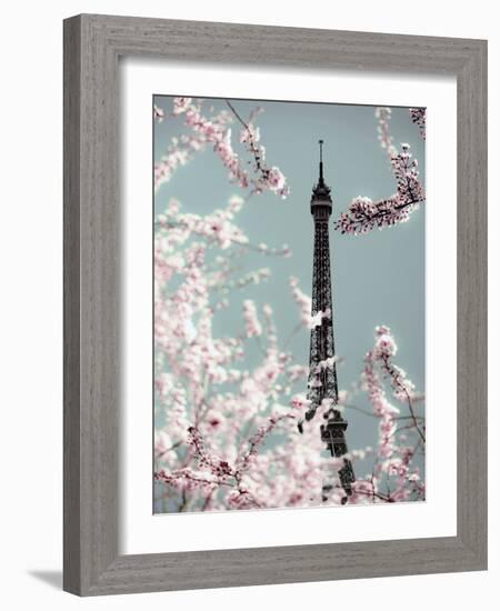 Spring Eiffel Pastel-Tracey Telik-Framed Photographic Print