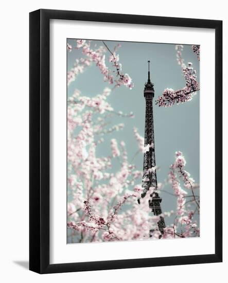 Spring Eiffel Pastel-Tracey Telik-Framed Photographic Print