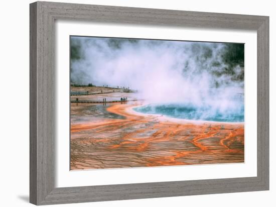 Spring Eternal, Grand Prismatic Spring, Yellowstone National Park-Vincent James-Framed Photographic Print