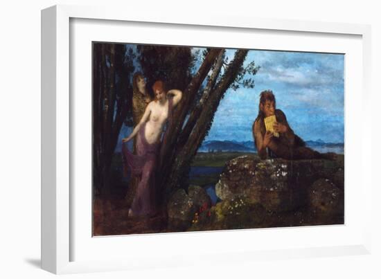 Spring Evening, 1879-Arnold Böcklin-Framed Giclee Print