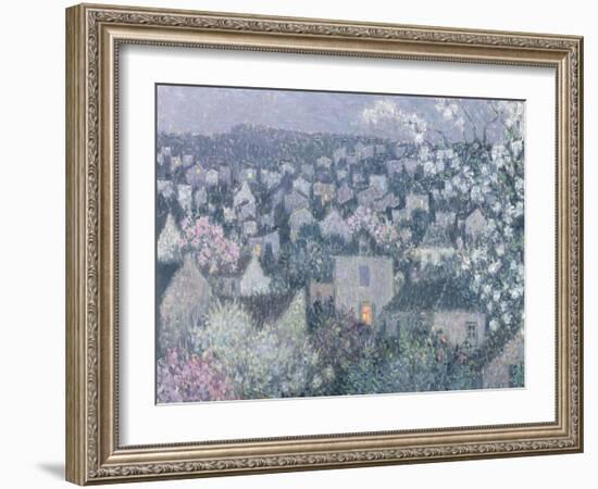 Spring Evening-Henri Eugene Augustin Le Sidaner-Framed Giclee Print