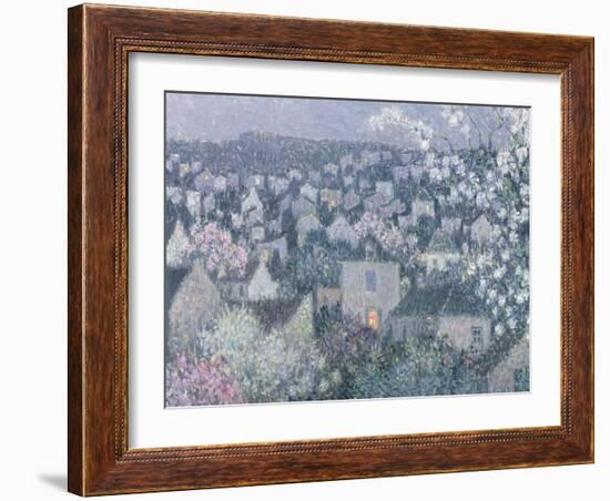 Spring Evening-Henri Eugene Augustin Le Sidaner-Framed Giclee Print