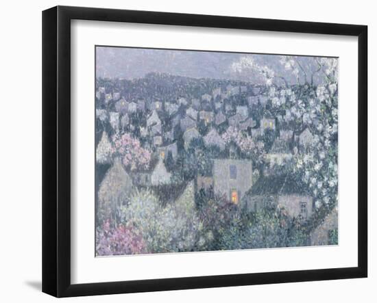 Spring Evening-Henri Eugene Augustin Le Sidaner-Framed Giclee Print