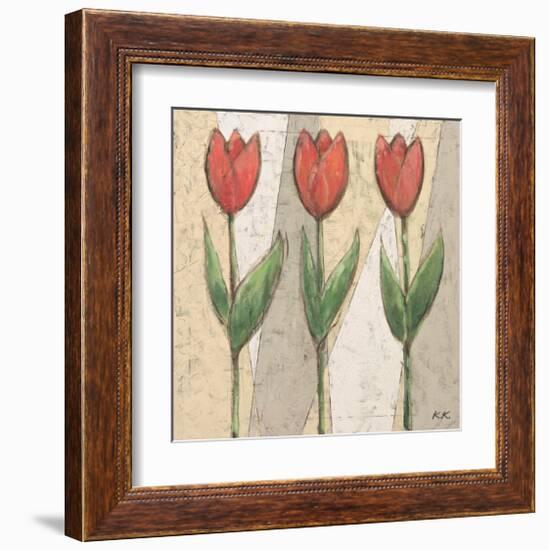 Spring Feeling in Red-Karsten Kirchner-Framed Art Print