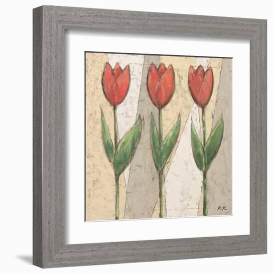 Spring Feeling in Red-Karsten Kirchner-Framed Art Print