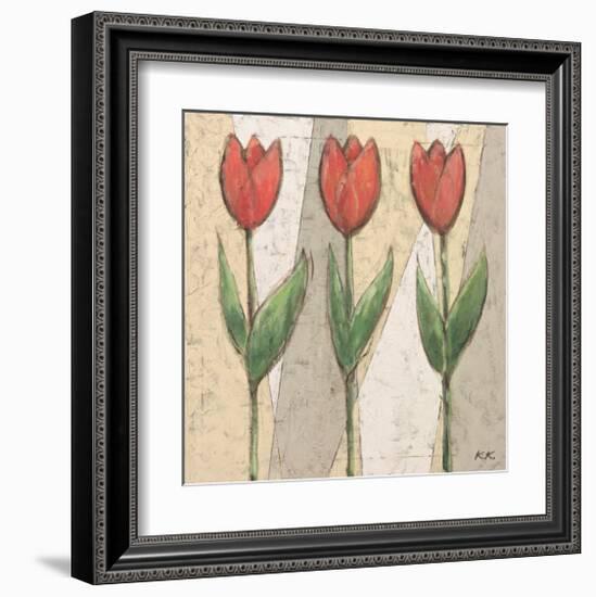 Spring Feeling in Red-Karsten Kirchner-Framed Art Print