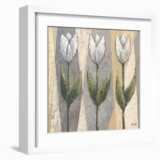 Spring Feeling in White-Karsten Kirchner-Framed Art Print