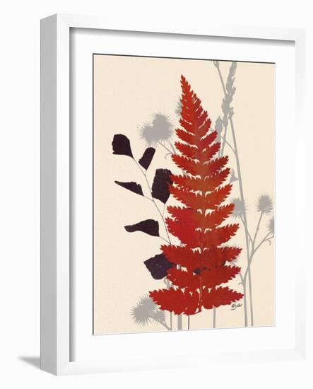 Spring Fern 2-Bella Dos Santos-Framed Art Print