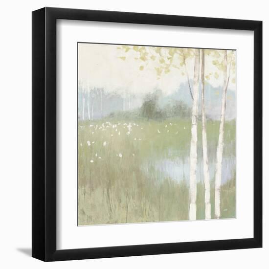 Spring Fling II Cool-Julia Purinton-Framed Art Print