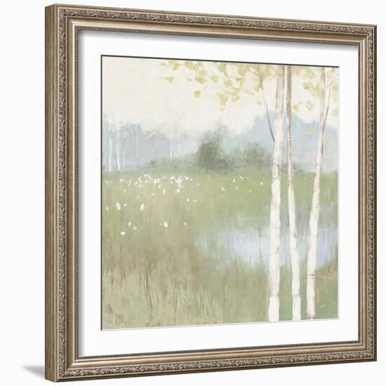 Spring Fling II Cool-Julia Purinton-Framed Art Print