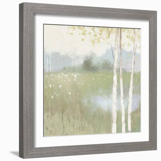 Spring Fling II Cool-Julia Purinton-Framed Art Print