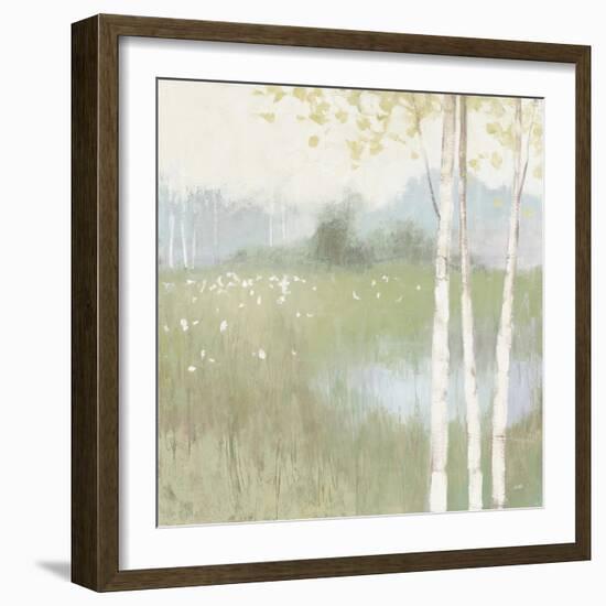 Spring Fling II Cool-Julia Purinton-Framed Art Print
