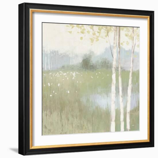 Spring Fling II Cool-Julia Purinton-Framed Art Print