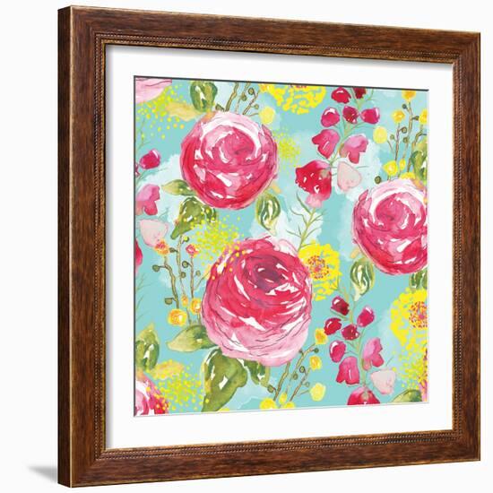 Spring Fling Medley I-Sara Berrenson-Framed Art Print