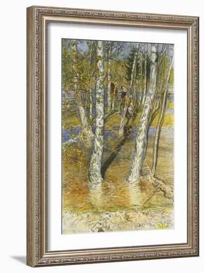 Spring Flood-Carl Larsson-Framed Giclee Print