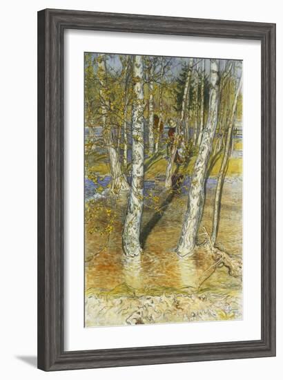 Spring Flood-Carl Larsson-Framed Giclee Print