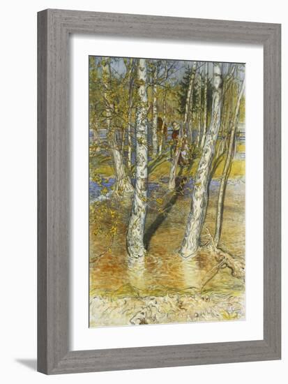 Spring Flood-Carl Larsson-Framed Giclee Print