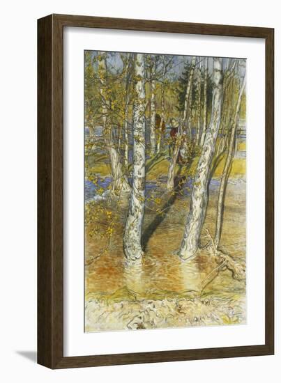 Spring Flood-Carl Larsson-Framed Giclee Print