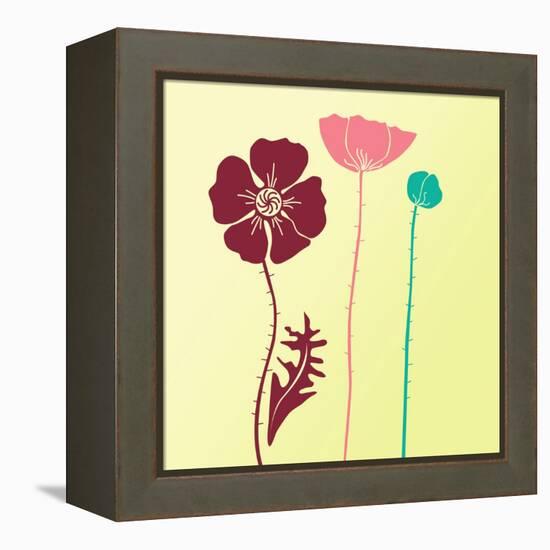 Spring Floral Background-Alisa Foytik-Framed Stretched Canvas