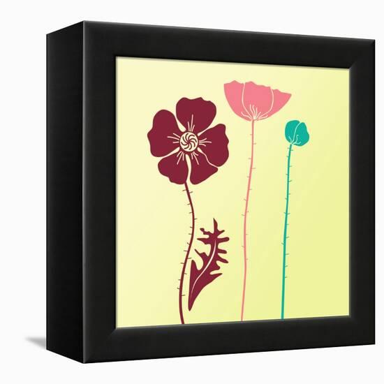 Spring Floral Background-Alisa Foytik-Framed Stretched Canvas