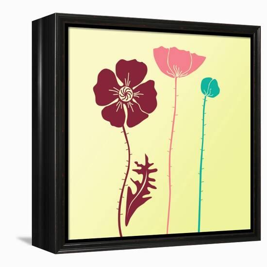 Spring Floral Background-Alisa Foytik-Framed Stretched Canvas