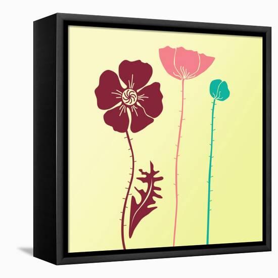 Spring Floral Background-Alisa Foytik-Framed Stretched Canvas