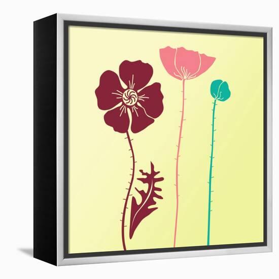 Spring Floral Background-Alisa Foytik-Framed Stretched Canvas