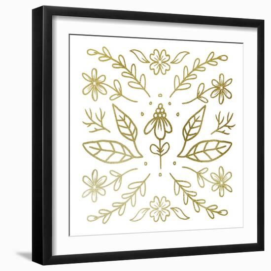 Spring Florals Gold-Ashley Santoro-Framed Giclee Print