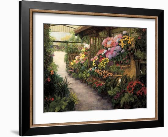 Spring Flower Market-Montserrat Masdeu-Framed Giclee Print