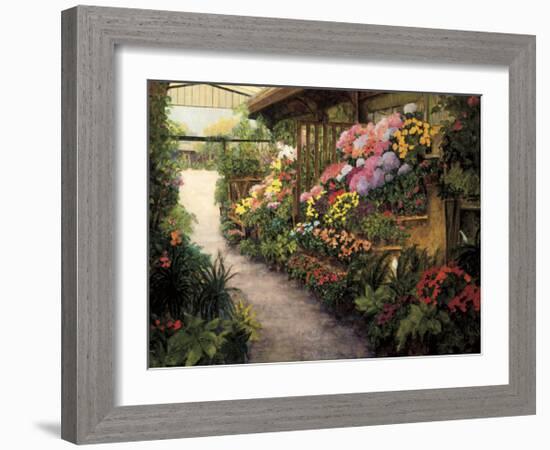 Spring Flower Market-Montserrat Masdeu-Framed Giclee Print