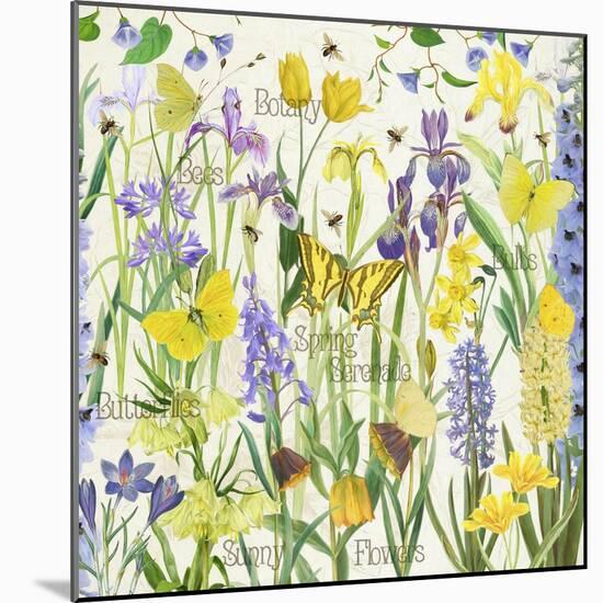 Spring Flower Serenade-Cora Niele-Mounted Giclee Print