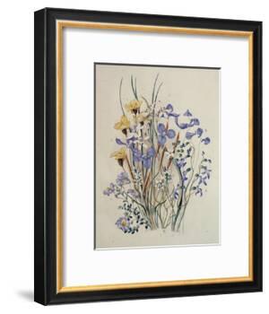 Spring Flowers, 19th Century-Caroline Louisa Meredith-Framed Giclee Print