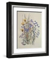 Spring Flowers, 19th Century-Caroline Louisa Meredith-Framed Giclee Print