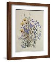 Spring Flowers, 19th Century-Caroline Louisa Meredith-Framed Giclee Print